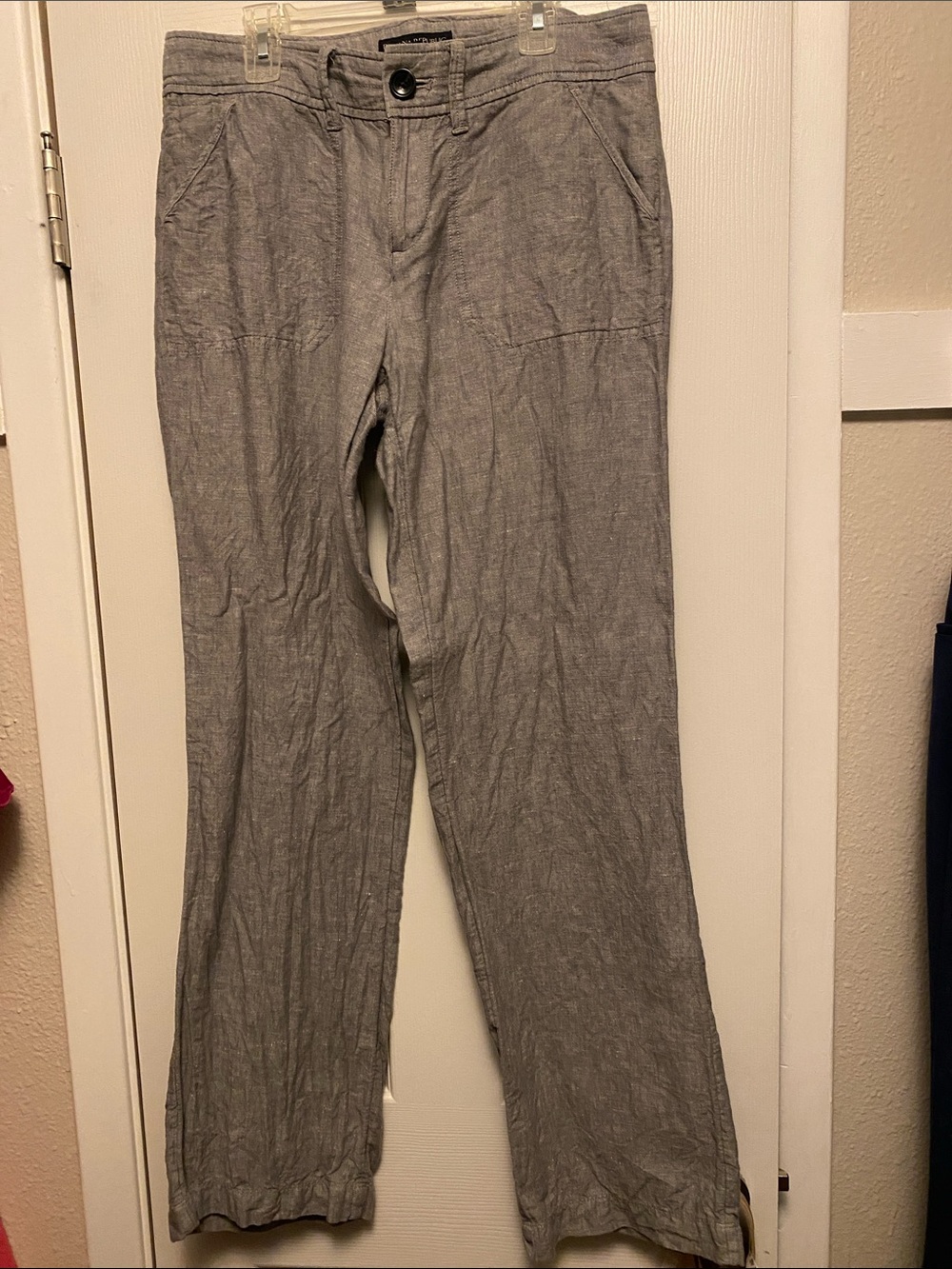 Banana Republic Light Gray Women's Casual Trousers